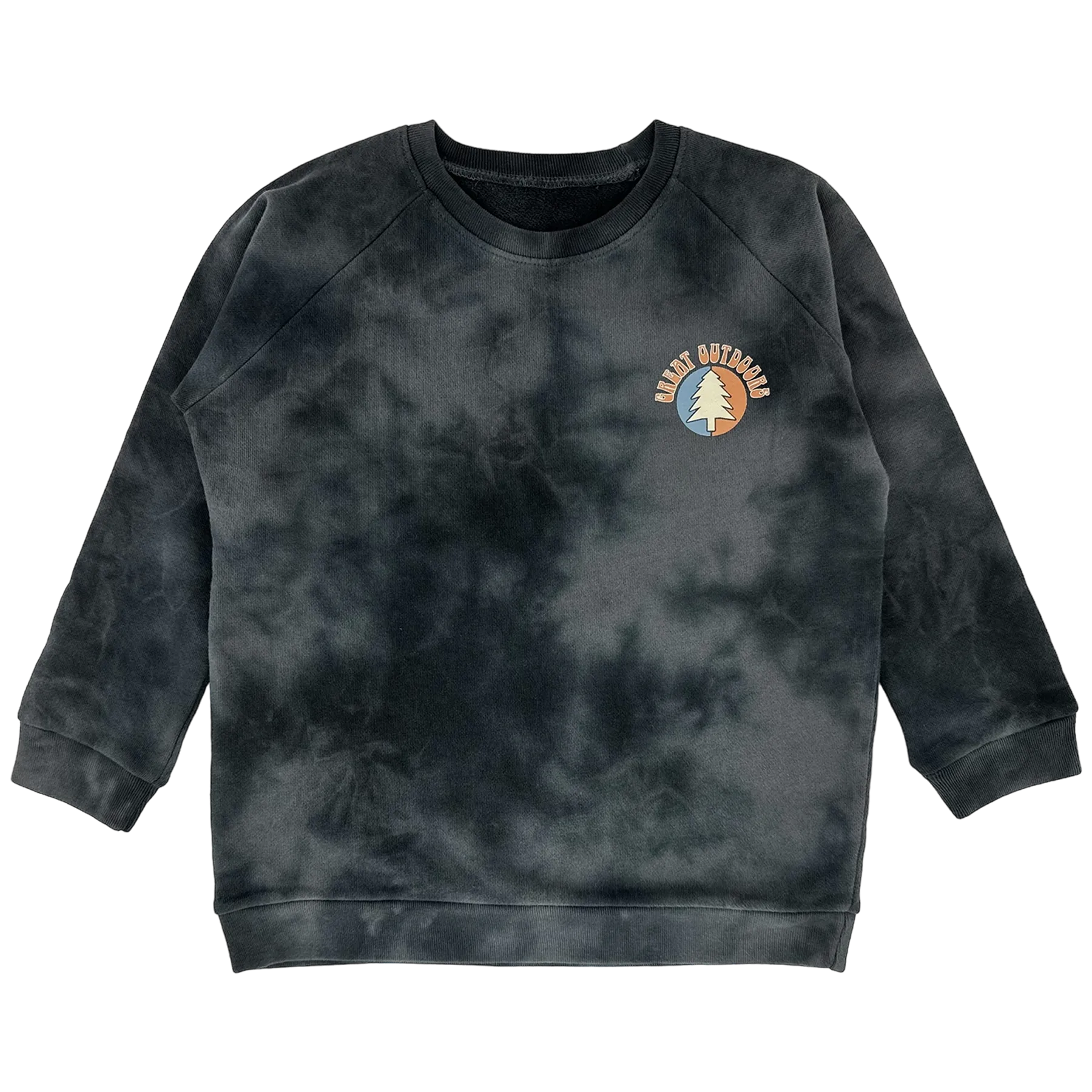 Great Outdoors Sweatshirt - Charcoal/Faded Black