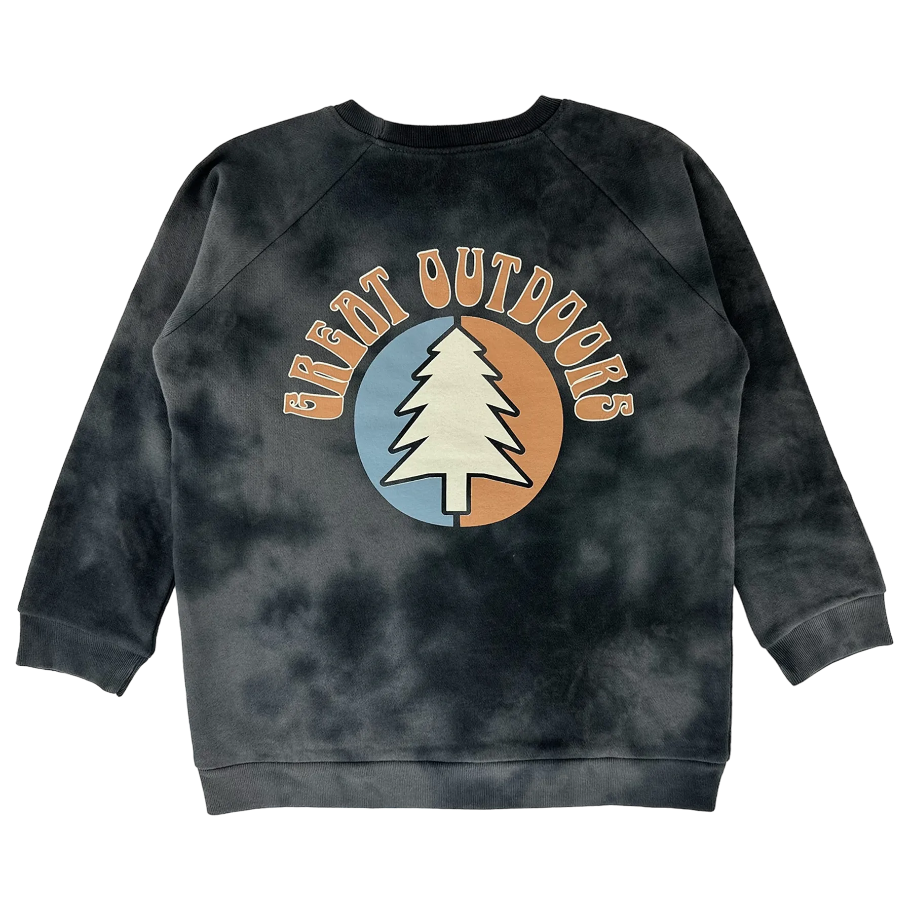 Great Outdoors Sweatshirt - Charcoal/Faded Black