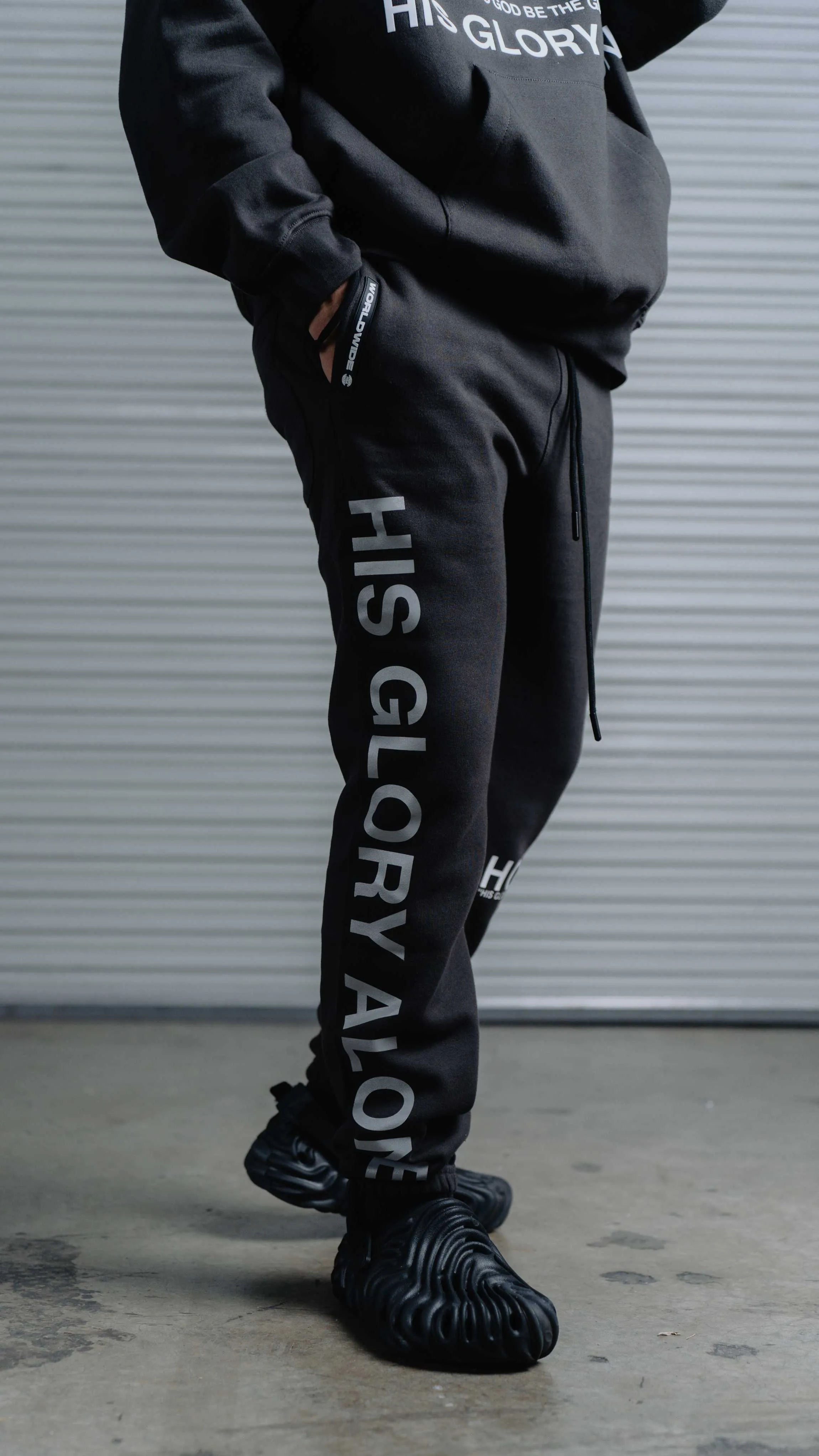 HGA Comfort Sweatpants in Faded Black: Enhanced Fit and Feel