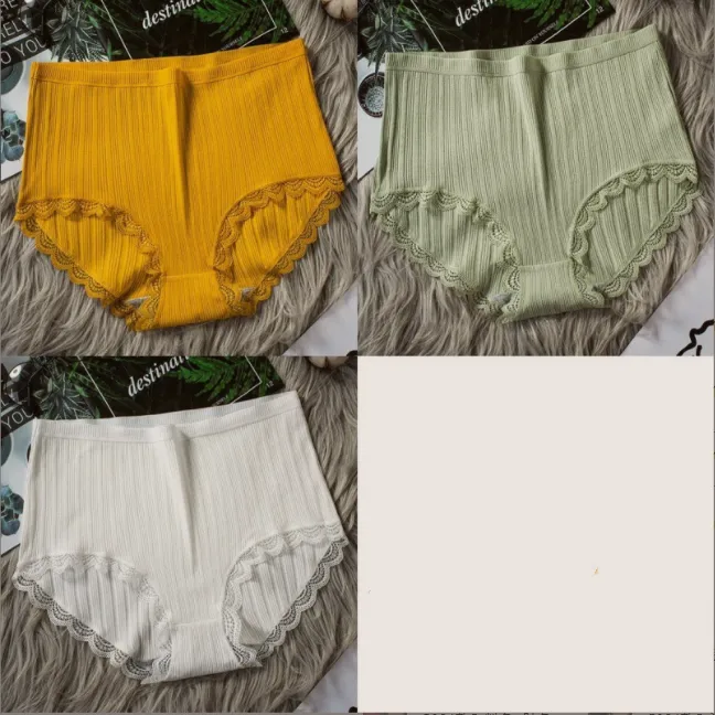 High Waist Breathable Cotton Underwear