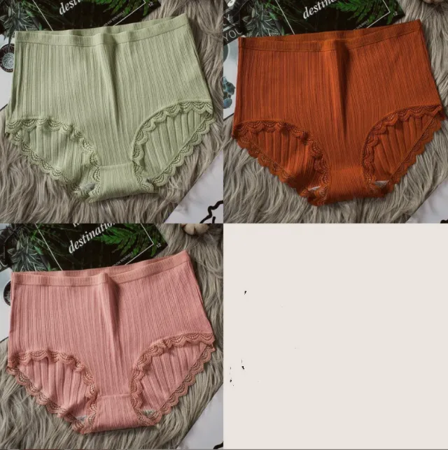 High Waist Breathable Cotton Underwear