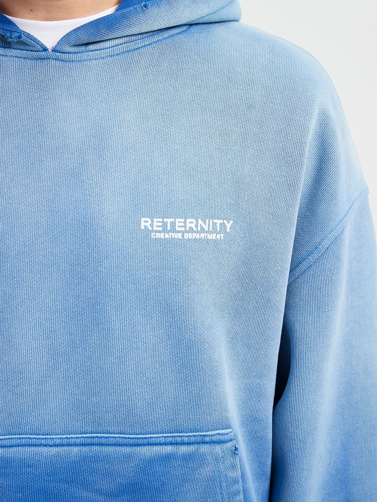 Faded Blue Oversized Hoodie from Creative Department