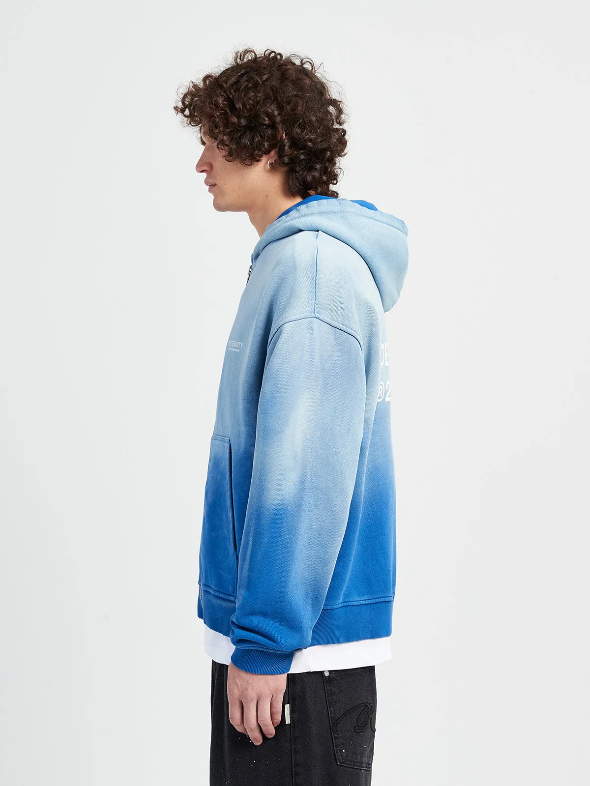 Faded Blue Oversized Hoodie from Creative Department