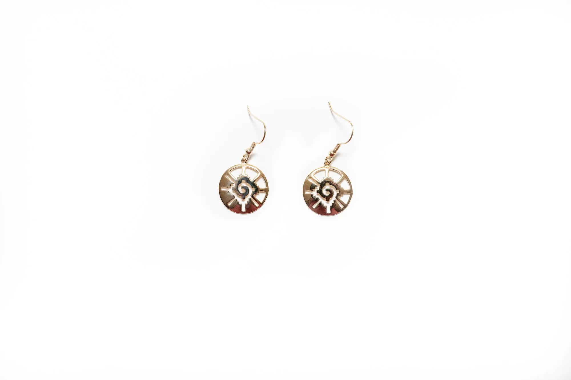 Hunab-ku Bronze Earrings