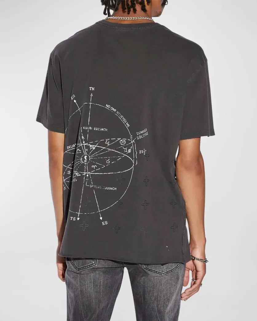 KSUBI DIAGRAMS BIGGIE SS TEE FADED BLACK