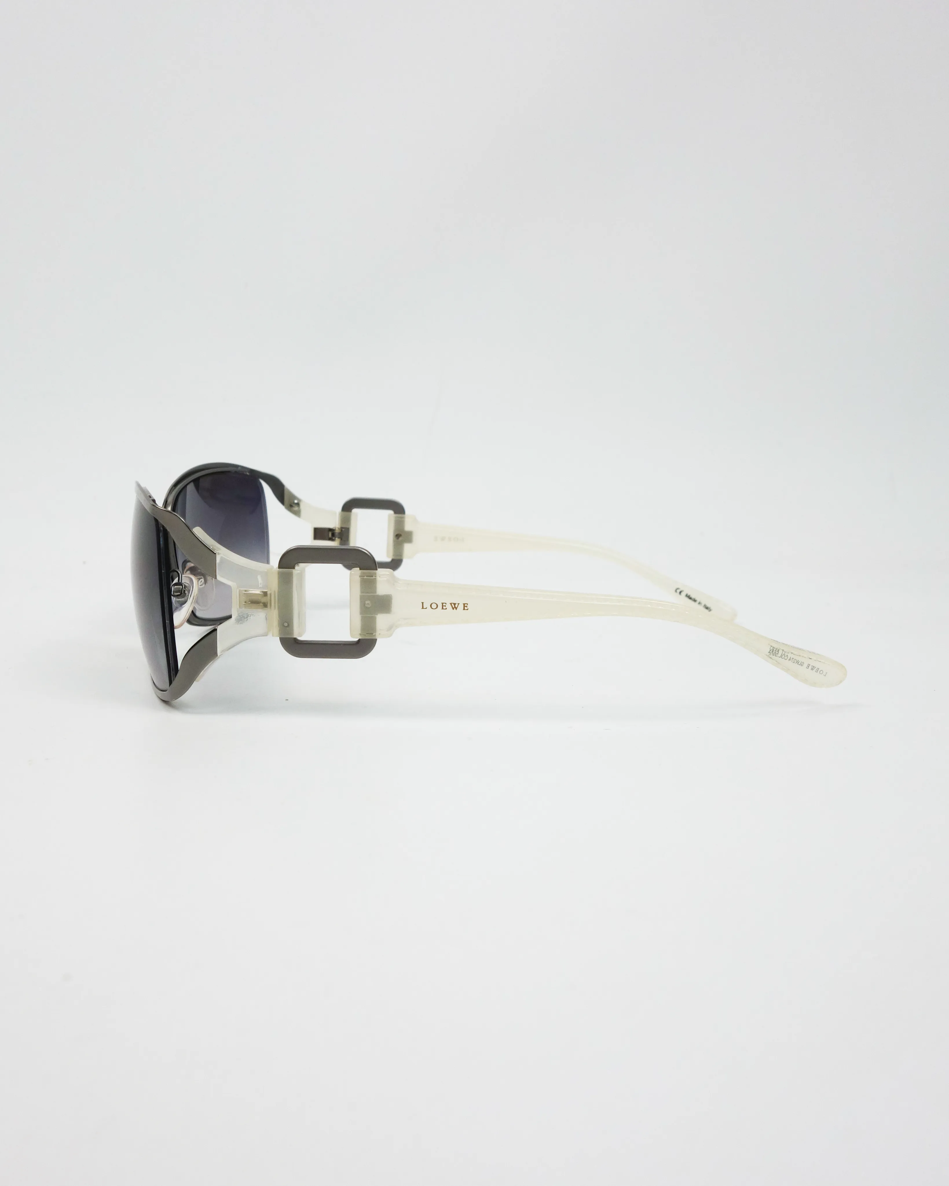 Loewe Faded Purple Silver Sunglasses 2000's