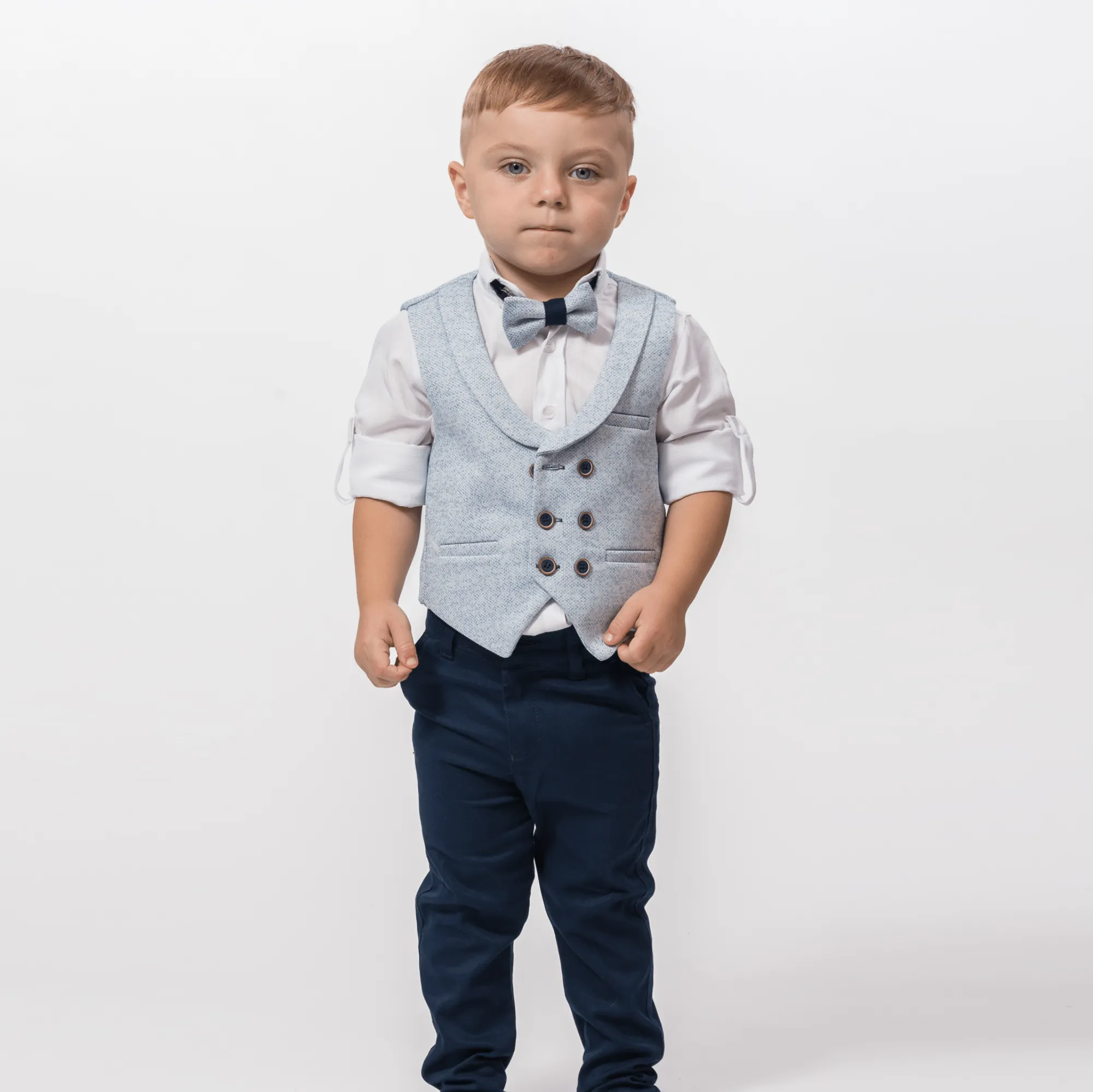 Macho Blue Formal Boys Suit