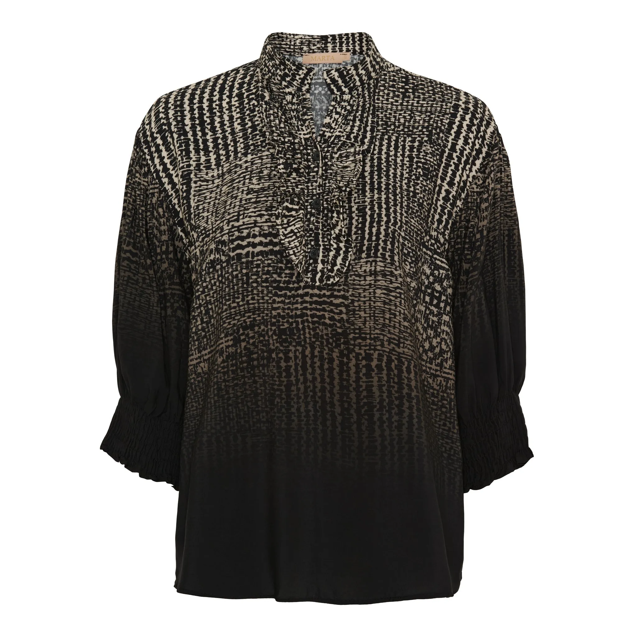 Marta du Chateau Unnur bluse nero faded