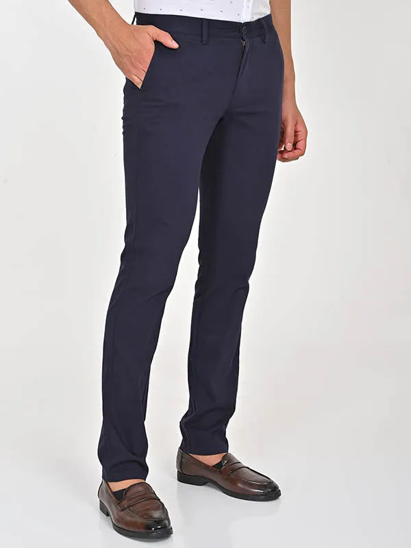 Men Brooklyn Fit Cotton Stretch Trouser