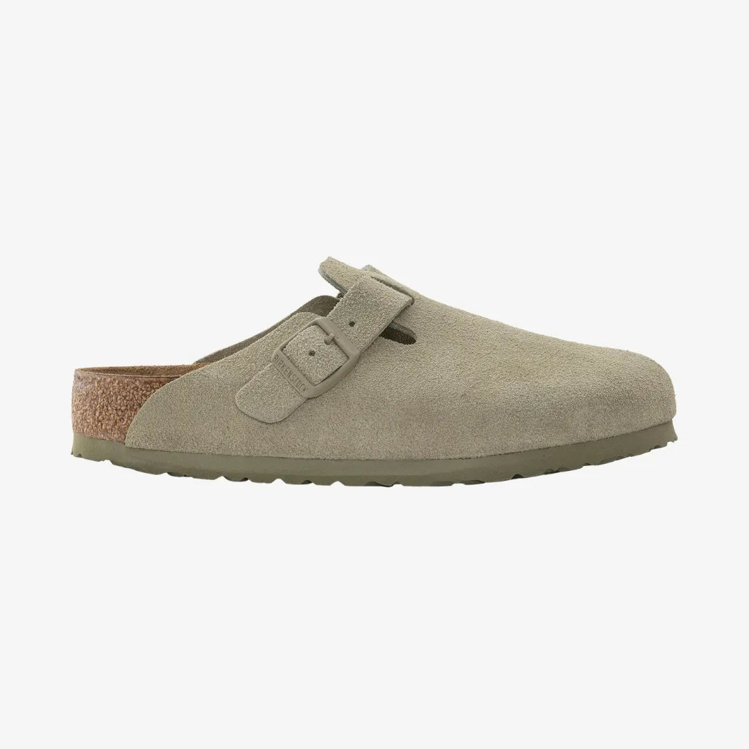 mens birkenstock boston bs (faded khaki)