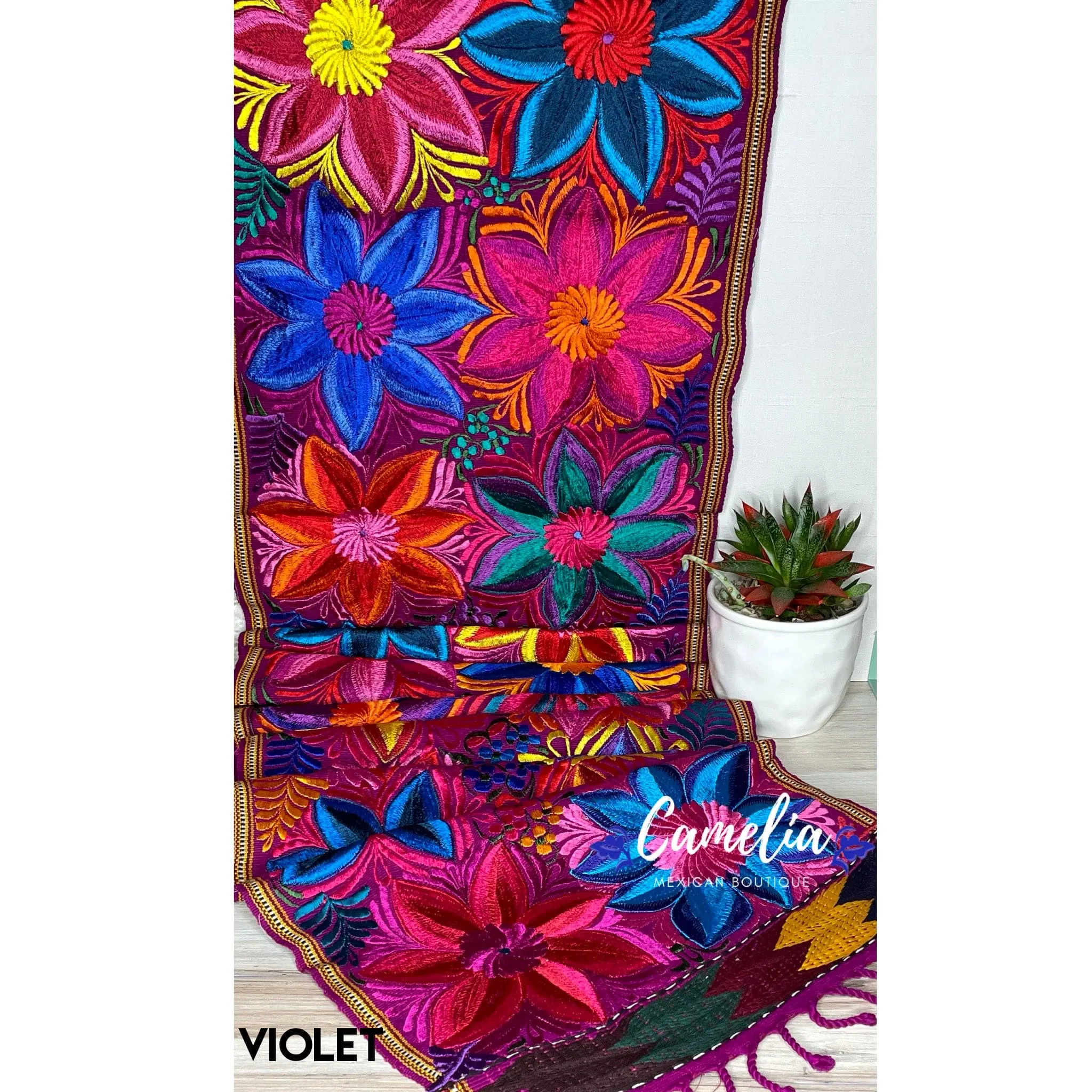 Mexican Embroidered Placemats Zinia