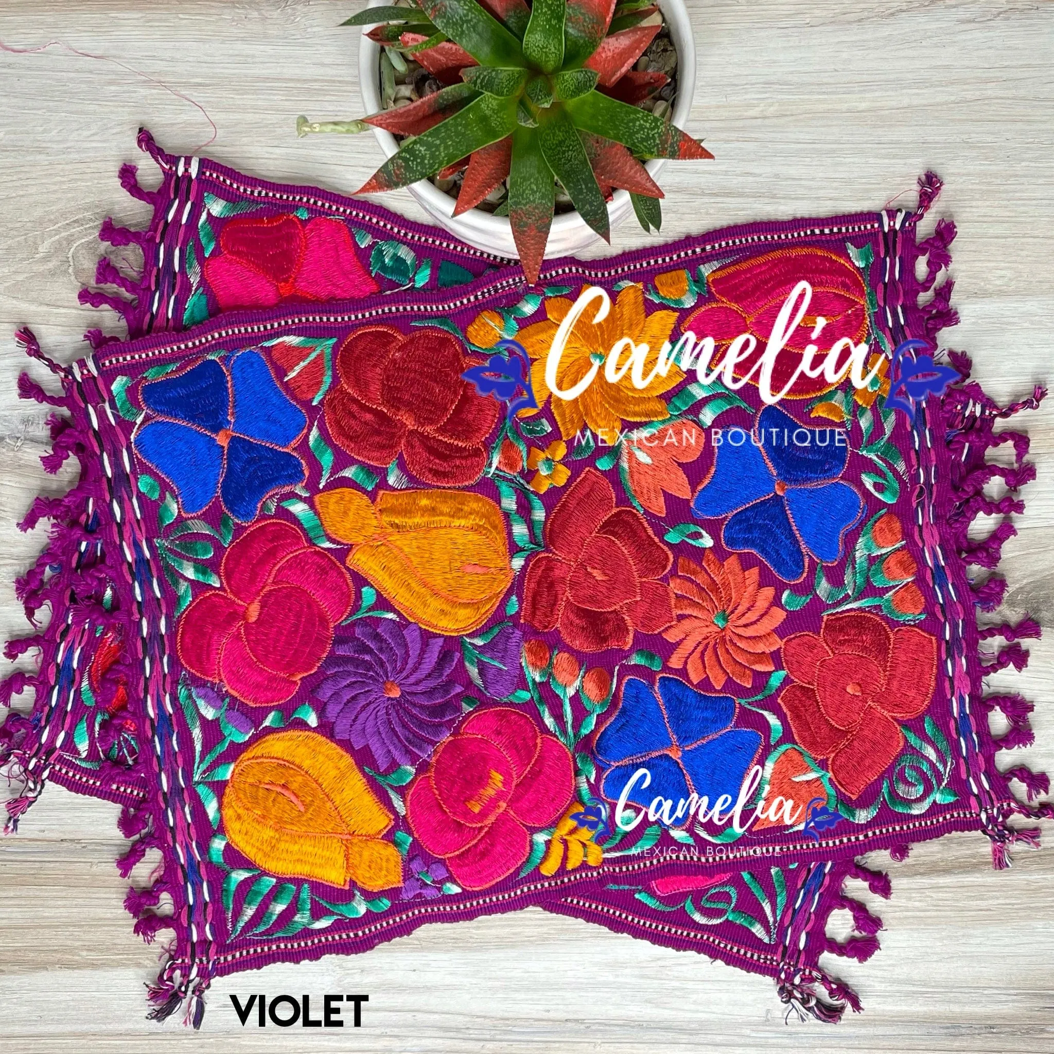 Mexican Embroidered Placemats Zinia