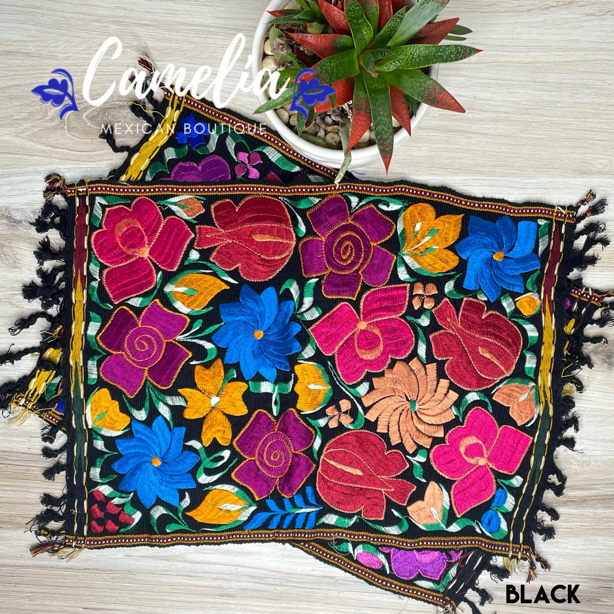 Mexican Embroidered Placemats Zinia