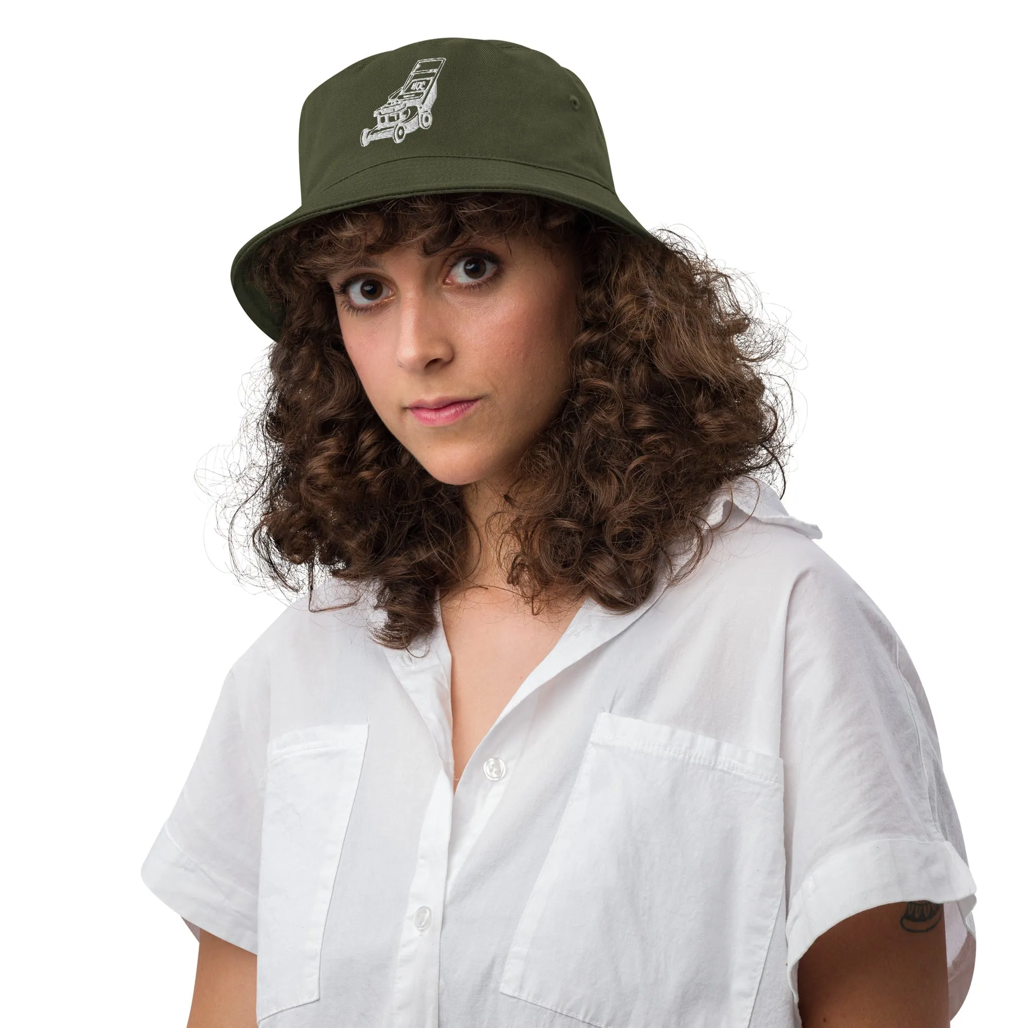 Mower Embroidered Bucket Hat