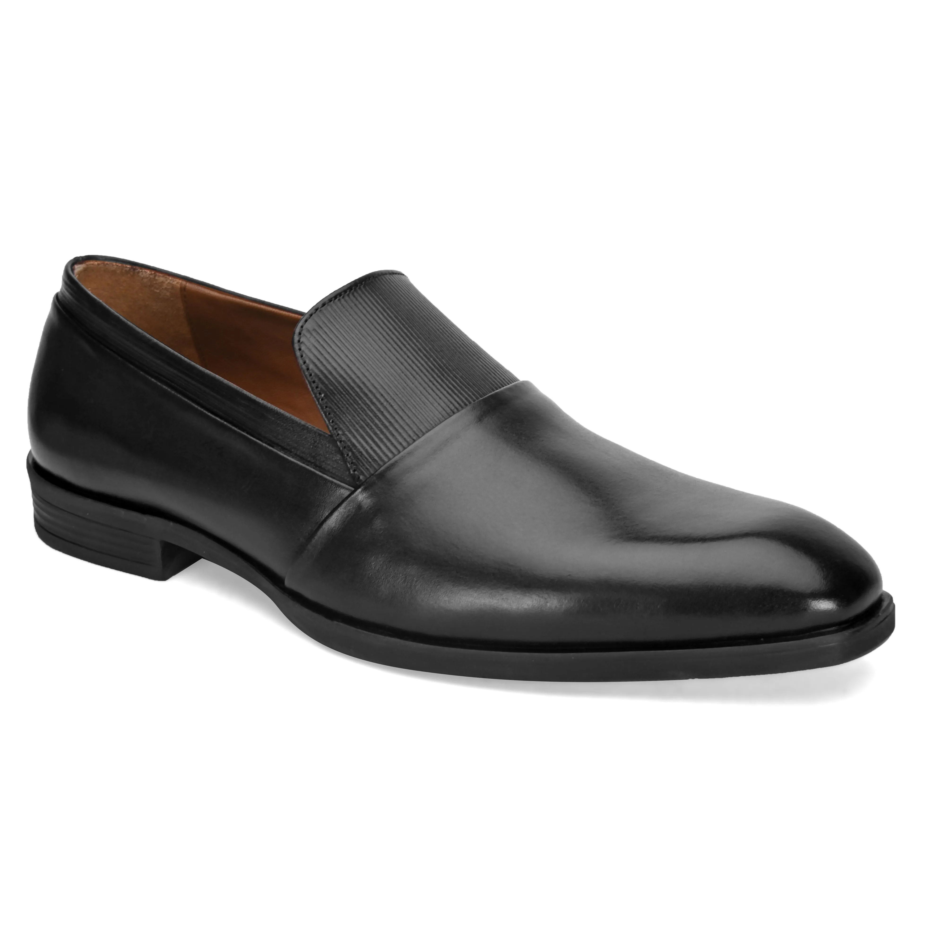 Newman Black Formal Slip-ons