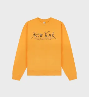 NY 94 Crewneck - Faded Gold/Navy