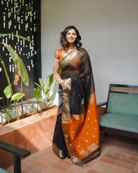 Party Wear Black Women Saree