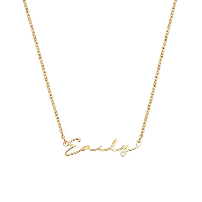 Personalized Embroidered Name Necklace