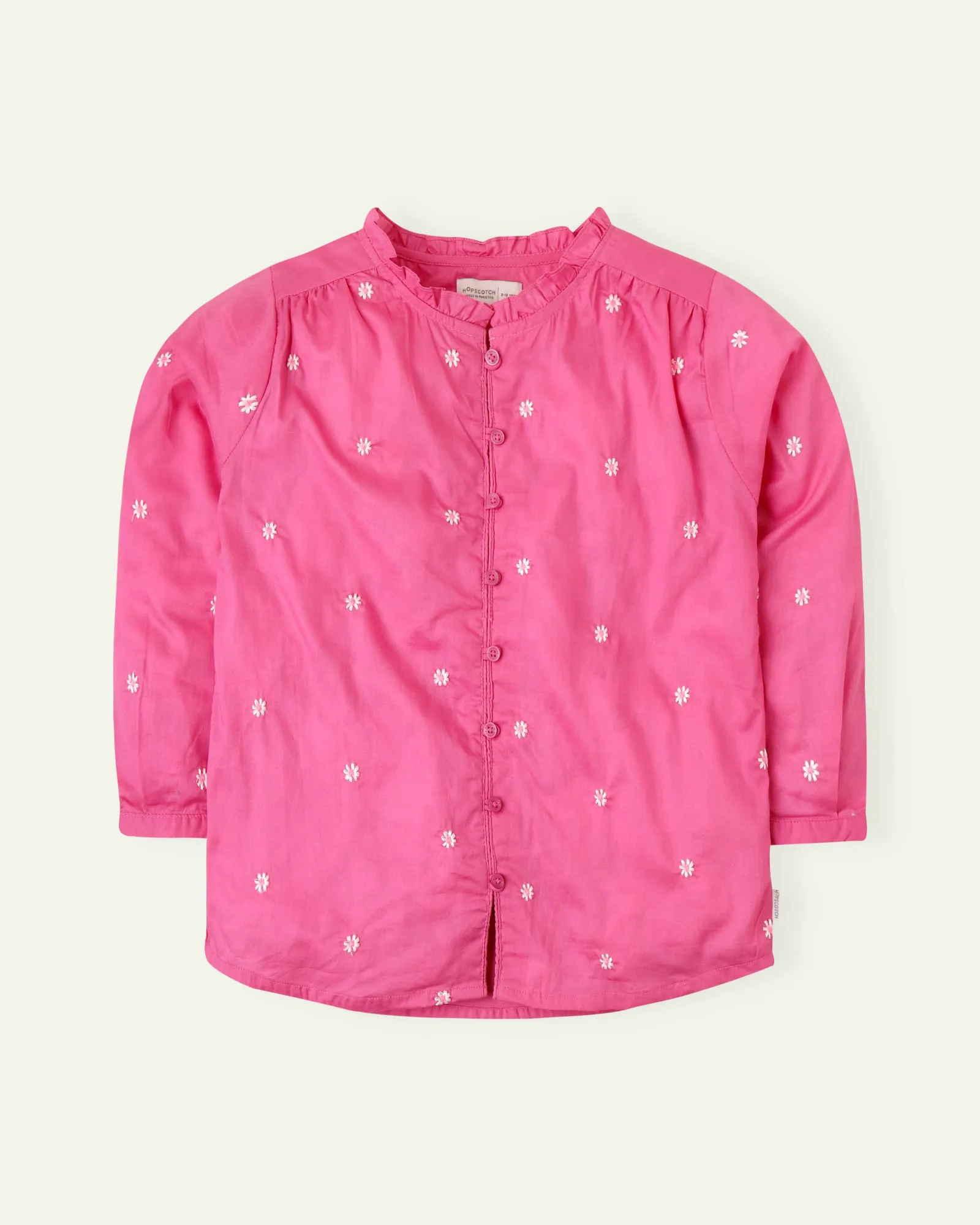 Pink Embroidered Top