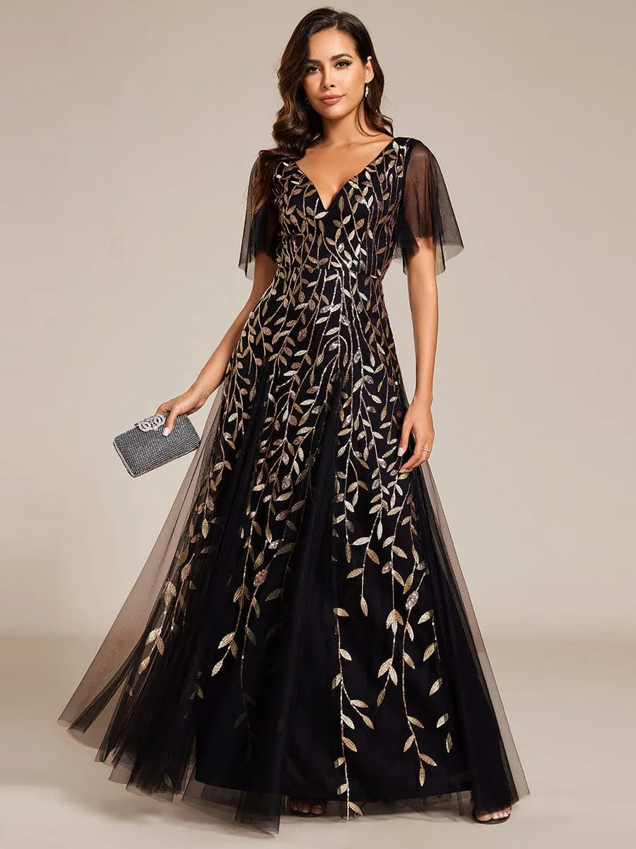 Plus Size Floor Length Formal Evening Gowns for Weddings