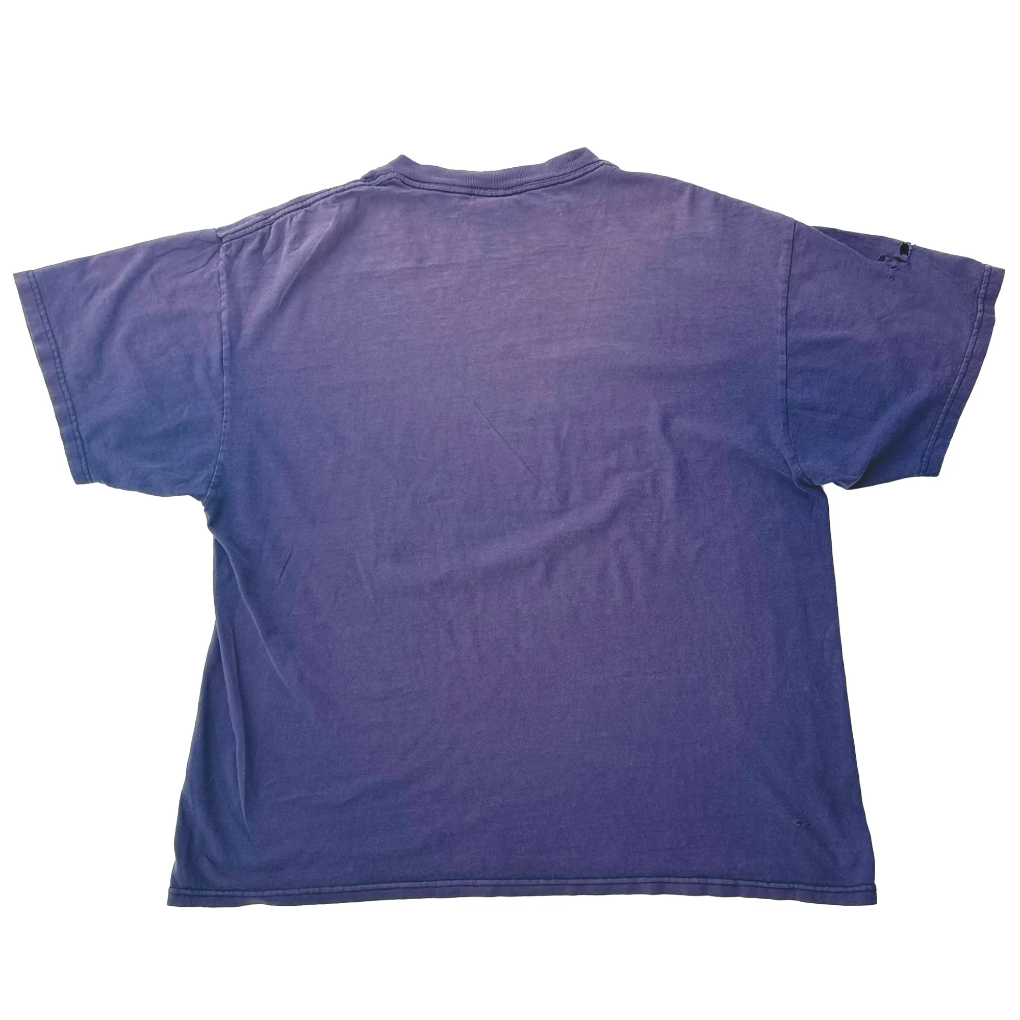 Purple Faded Stonybrook Logo Tee