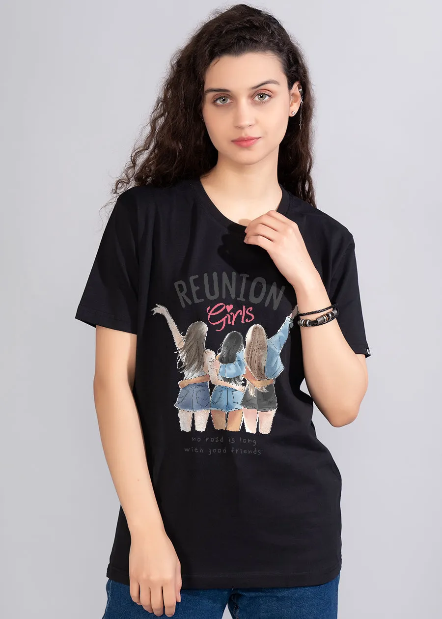 Reunion Girls Women Boyfriend T-Shirt