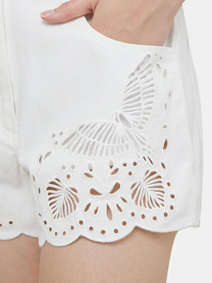 Richilieu Embroidered Shorts