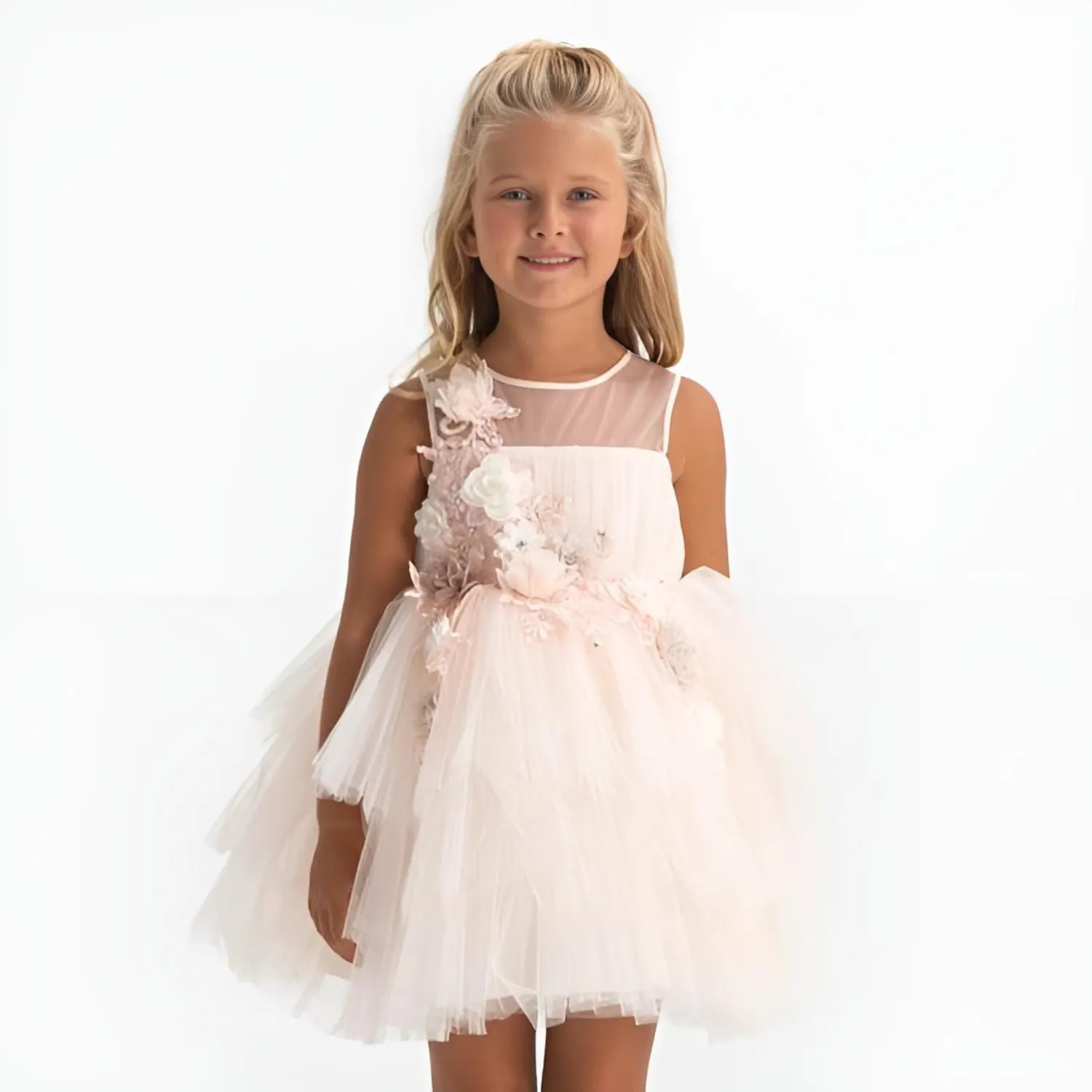 Rosy Ruby Girls Formal Dress