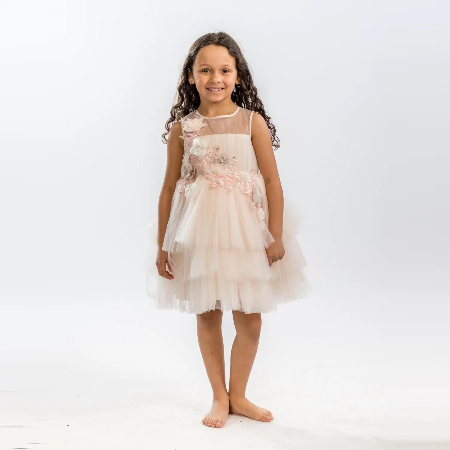 Rosy Ruby Girls Formal Dress