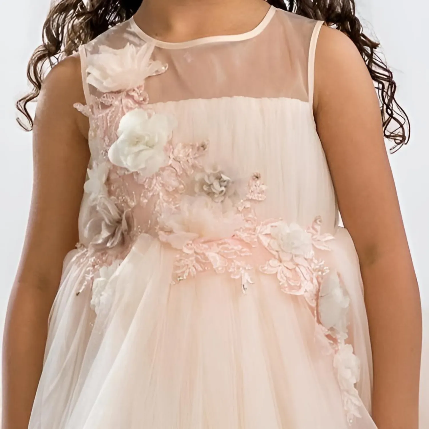 Rosy Ruby Girls Formal Dress