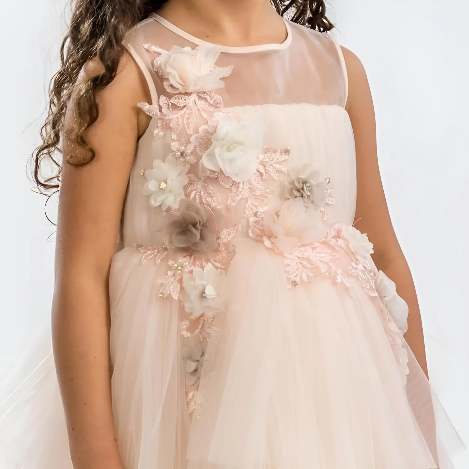 Rosy Ruby Girls Formal Dress