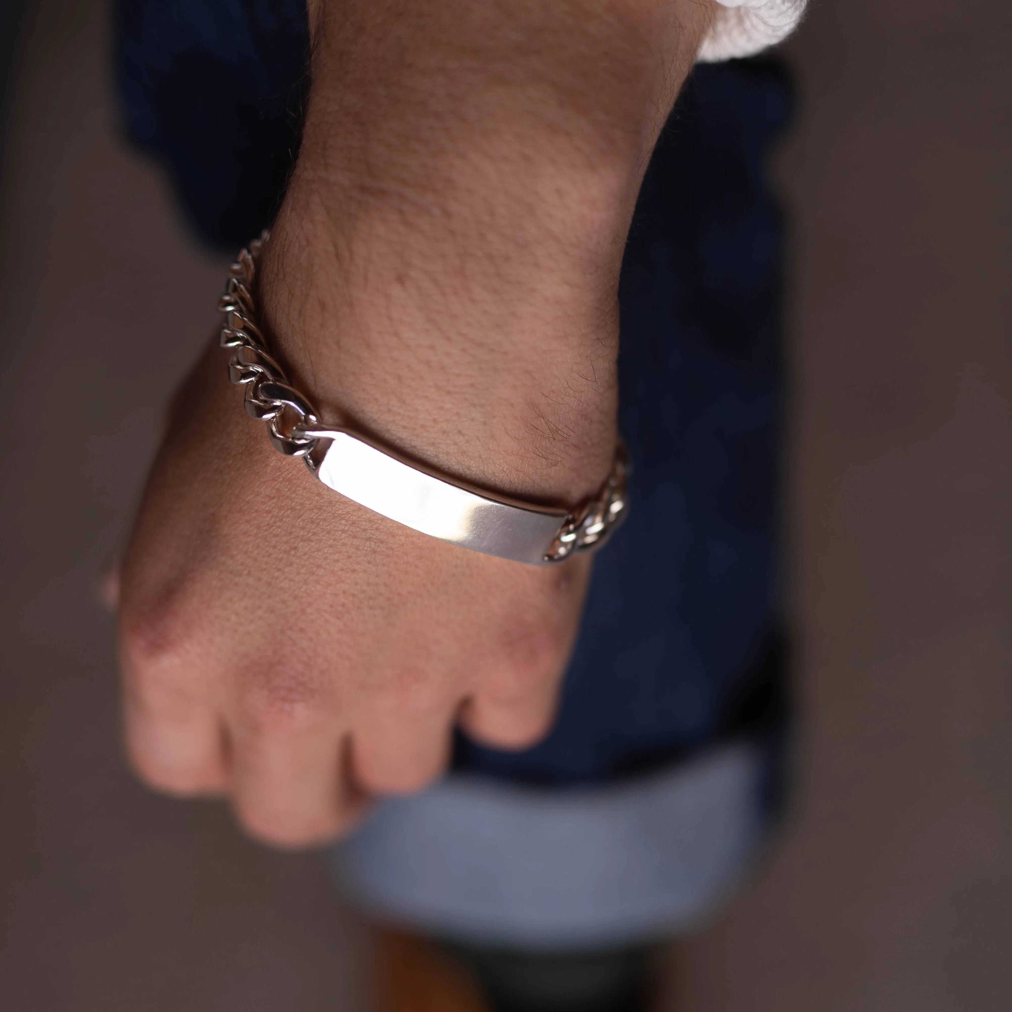 Silver Classic ID Bracelet