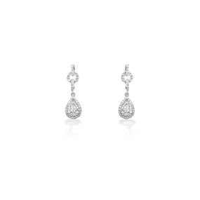 Simple Elegant Wedding Earrings