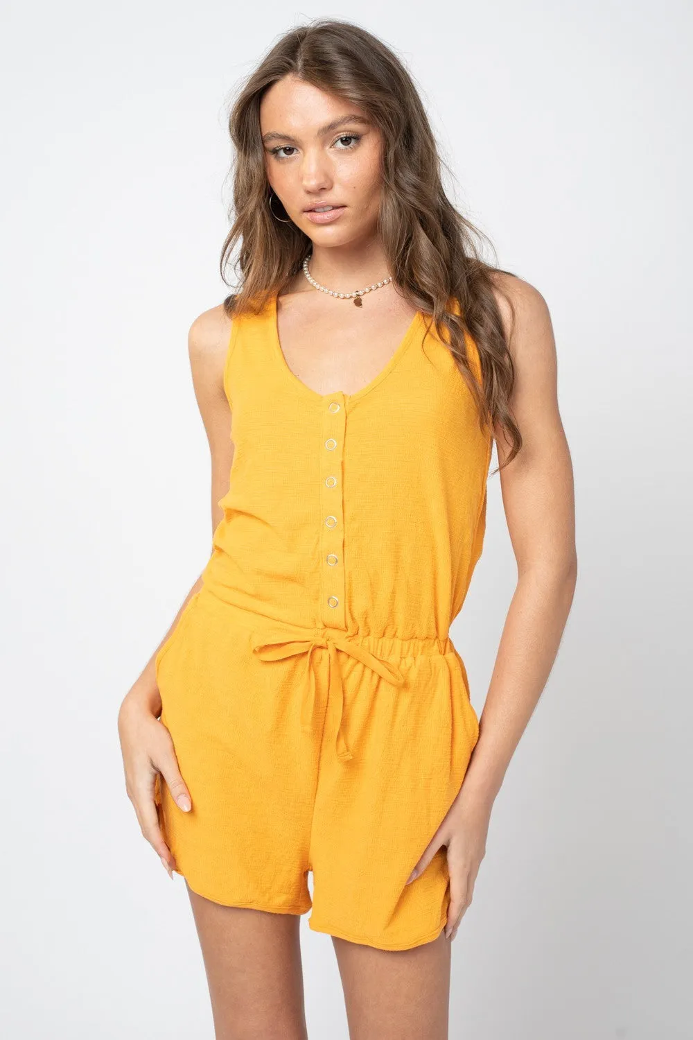 SNAP BUTTON COZY ROMPER