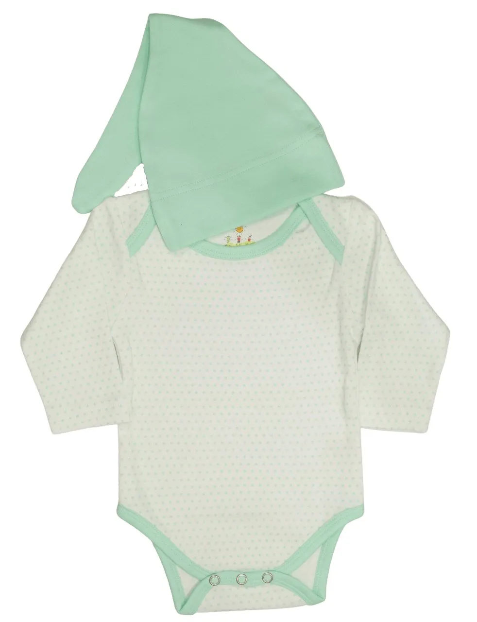 Snap Long Sleeve Body Suit & Hat- Available in 4 Colors