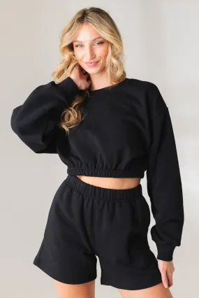 Vitality Cozy Crop Crew - Midnight