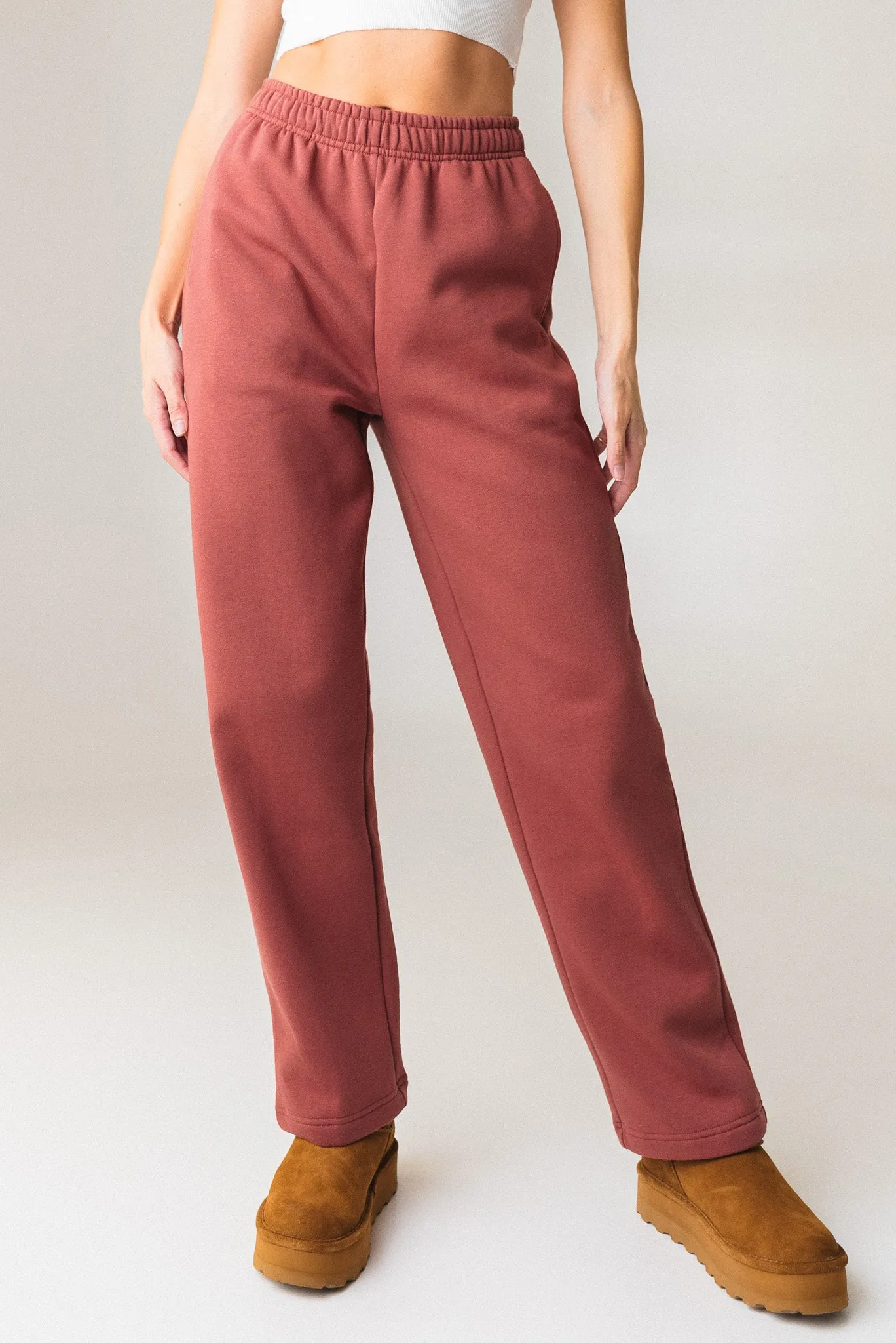 Vitality Cozy Trouser - Rosewood