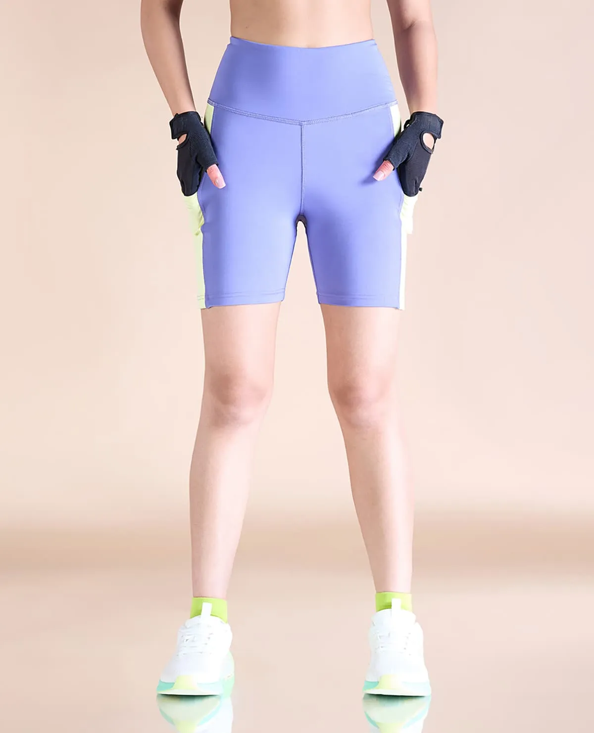 Women Sports Gym Shorts with Pockets