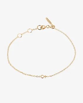 Women Unite drop bracelet gold