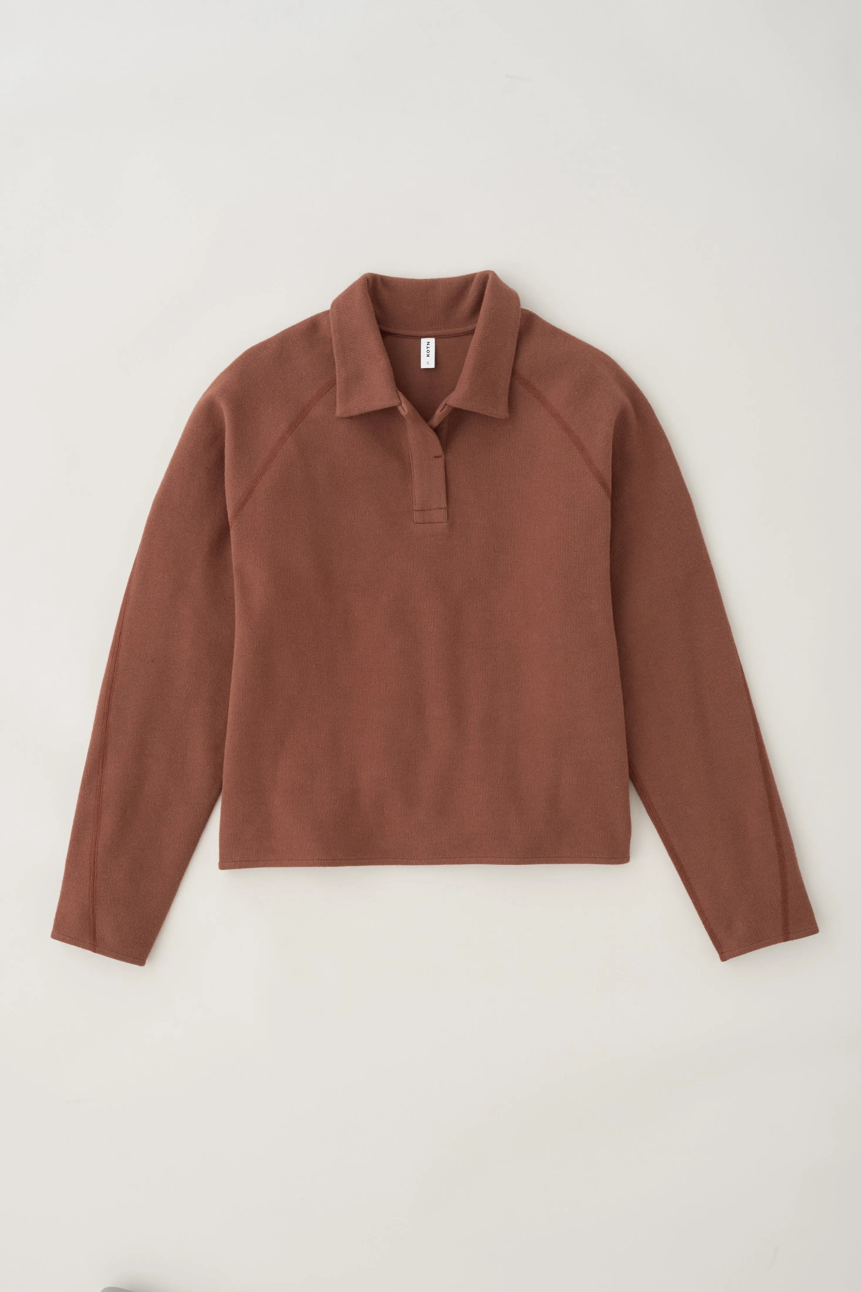 Women's Cozy Polo in Umber