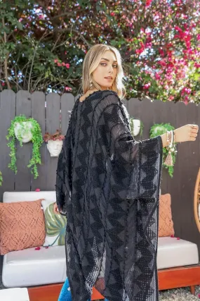 Zig Zag, Macramé Cozy Kimono